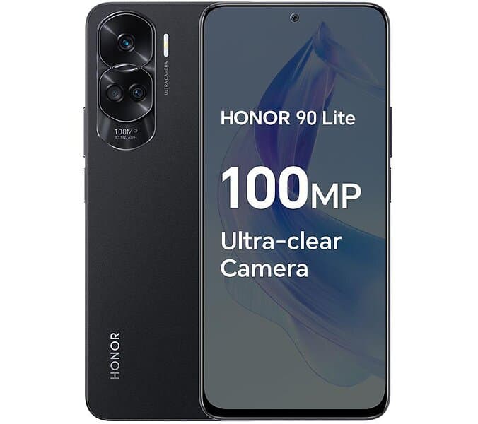 Smarttelefoner Honor 90 Lite Svart Midnight black 8 GB RAM 6,7" 256 GB