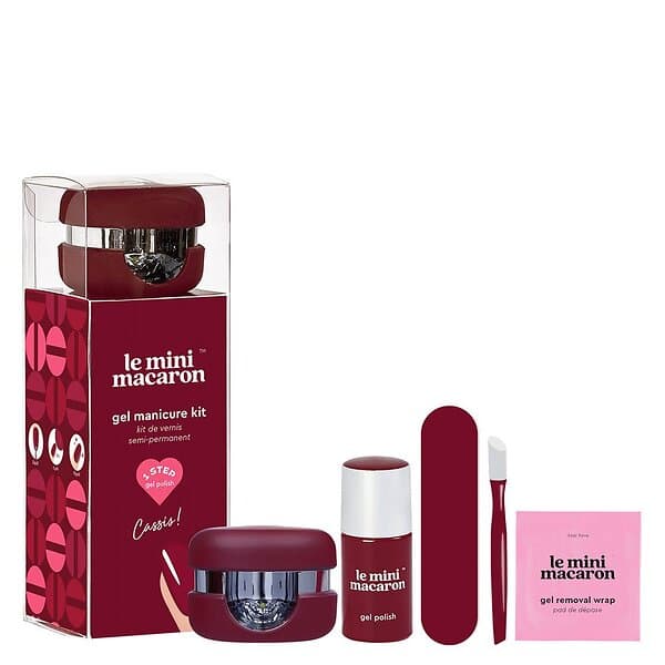 Le Mini Macaron Manicure Kit Cassis