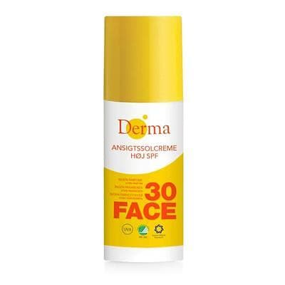 Derma Ansigtssolcreme SPF30 - 50 ml. Derma Sun Personlig pleie Solkrem