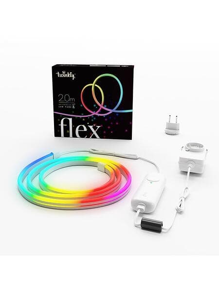 Twinkly 200-Led RGB Flex 2m - Hvit ledning