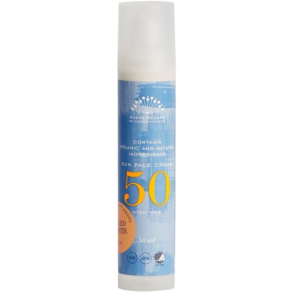 Rudolph Care Sun Face Cream SPF50 Økologisk solkrem - 50 ml